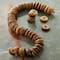 Perles heishi en bois de cocotier brun clair, 10 mm de Bead Landing